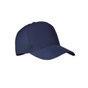 5-panel czapka z rpet 210g MO6831-04 - Niebieski