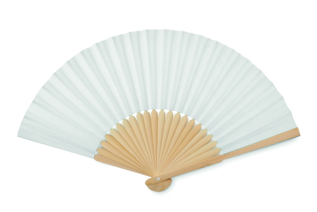 Wachlarz reczny MO6828-06 - Bialy