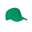 5-panel czapka z rpet 210g MO6831-09 - Zielony