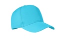 5-panel czapka z rpet 210g MO6831-12 - Turkusowy