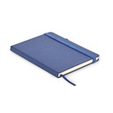 Notes A5 z recyklingowanego PU MO6835-04 - Niebieski