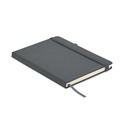 Notes A5 z recyklingowanego PU MO6835-15 - Kamienny Szary