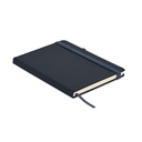 Notes A5 z recyklingowanego PU MO6835-85 - Francuski Granat
