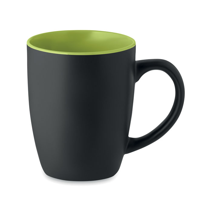Dwukolorowy kubek ceramiczny MO6840-48 - Limonka