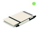 Notesy A6 z kartonu po mleku MO6837-03 - Czarny