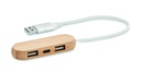 hub USB z podwojnym wejsciem MO6848-40 - Drewna
