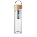 Dwuscienna butelka 400ml MO6854-22 - Przezroczysty