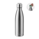 Dwuscienna butelka 500 ml MO6856-16 - Srebrny Mat