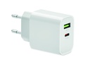 Ladowarka USB 18W 2 porty MO6879-06 - Bialy