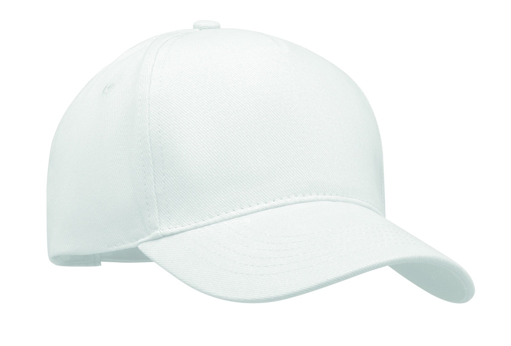 5-panel czapka z daszkiem 260 MO6875-06 - Bialy