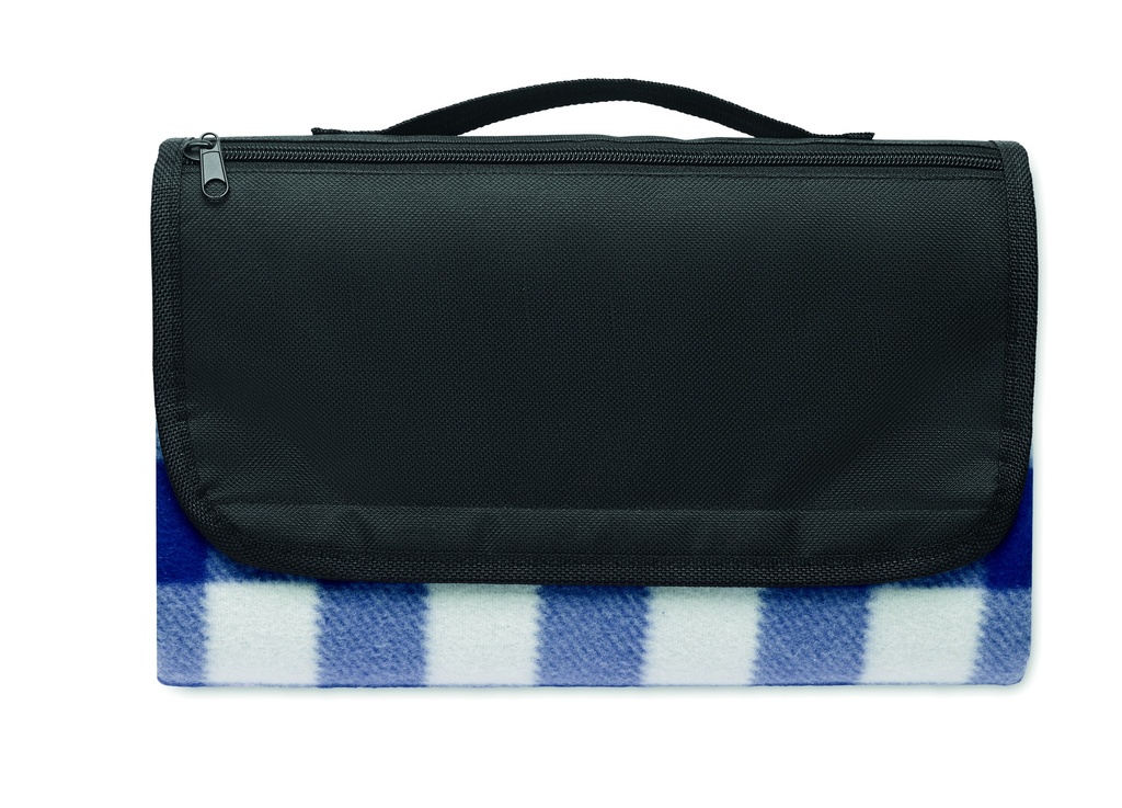 Koc polarowy RPET 150 gr/m² MO6891-04 - Niebieski