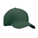 5-panel czapka z daszkiem 260 MO6875-60 - Ciemnozielony