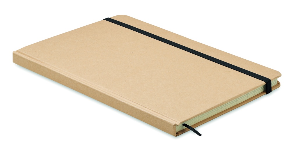 Zeszyt A5 z recyklingu MO6892-03 - Czarny