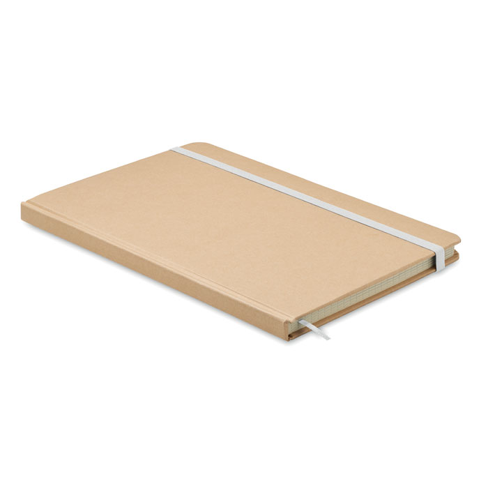 Zeszyt A5 z recyklingu MO6892-06 - Bialy