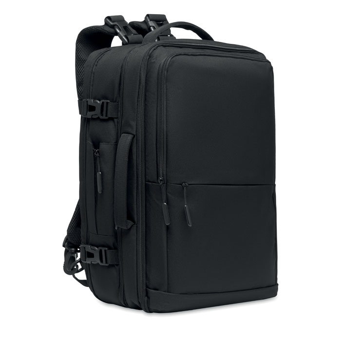 Plecak 600D RPET MO6901-03 - Czarny