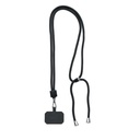Smycz do telefonu z RPET MO6925-03 - Czarny