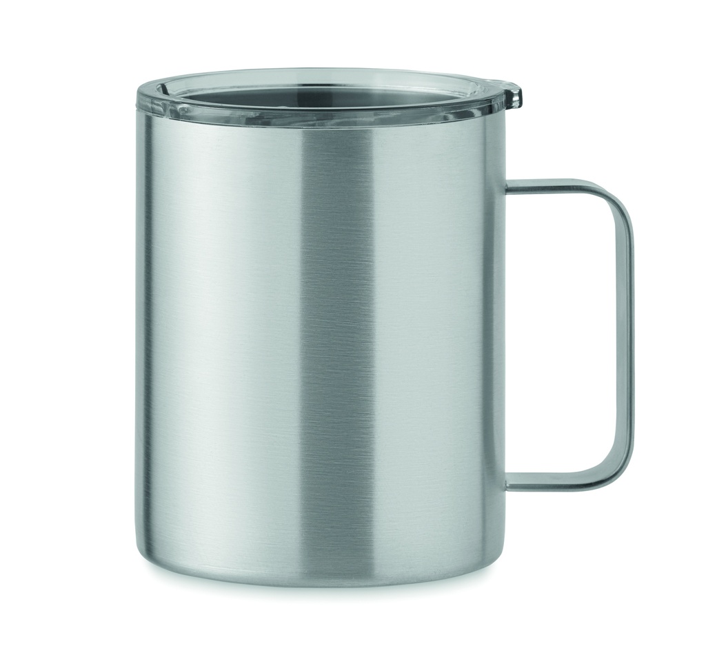 Kubek podwojna scianka 300 ml MO6934-16 - Srebrny Mat
