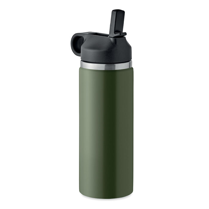 Butelka podwojna scianka 500ml MO6938-60 - Ciemnozielony