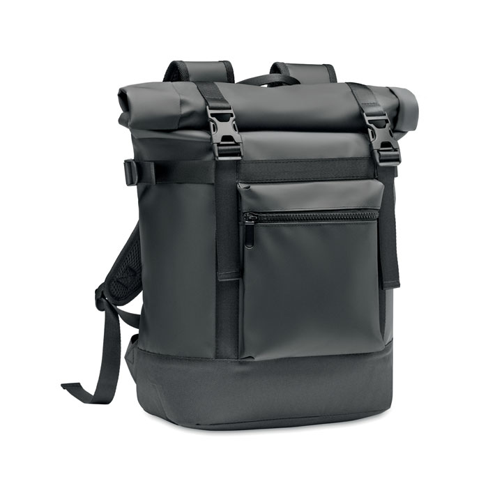 Plecak rolltop 50C tarpaulin MO6939-03 - Czarny