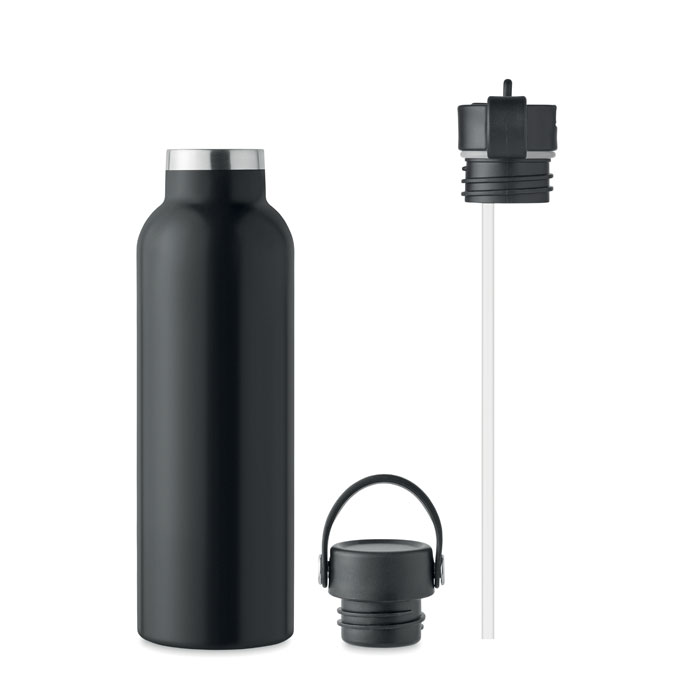 Butelka podwojna scianka 700ml MO6944-03 - Czarny