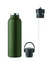 Butelka podwojna scianka 700ml MO6944-60 - Ciemnozielony