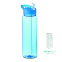 Butelka Tritan Renew™ 650 ml MO6961-23 - Przezroczysty Niebieski