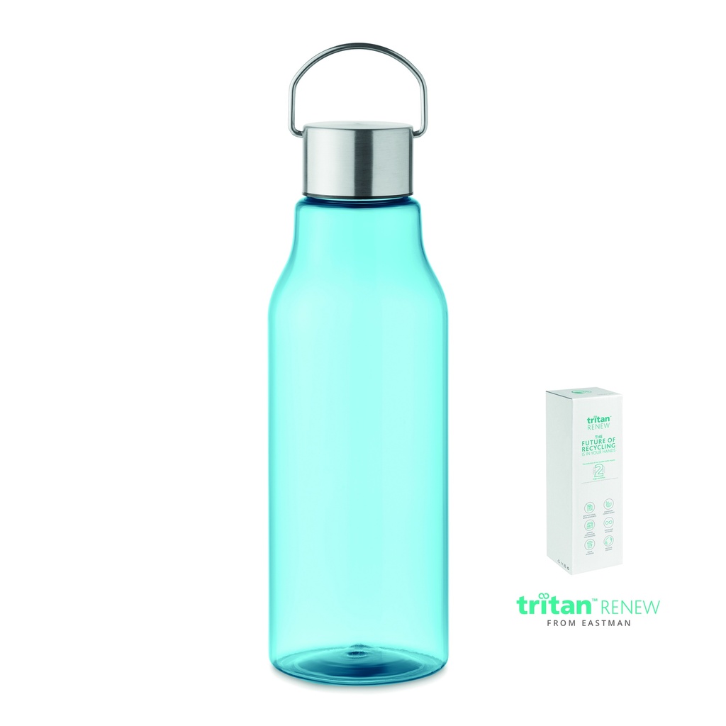 Butelka Tritan Renew™ 800 ml MO6962-23 - Przezroczysty Niebieski