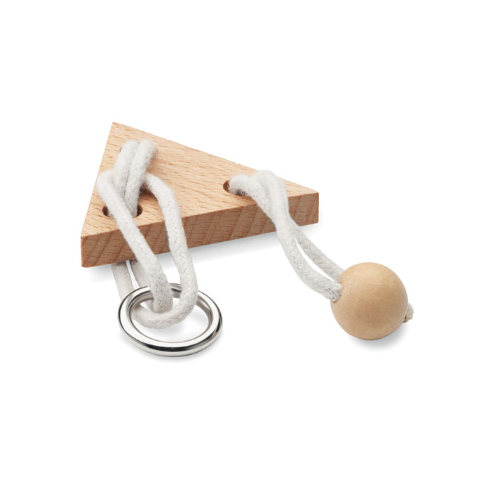 Bambusowa łamigłówka trójkąt - Drewna