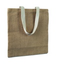 Jutowa torba na zakupy MO7264-13 - Bezowy
