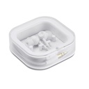 Sluchawki z silikonem MO7267-06 - Bialy