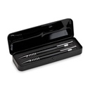 Zestaw pismienny w pudelku MO7323-03 - Czarny