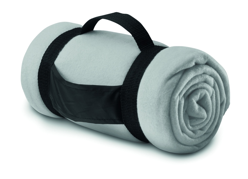Koc polarowy MO7245-16 - Srebrny Mat