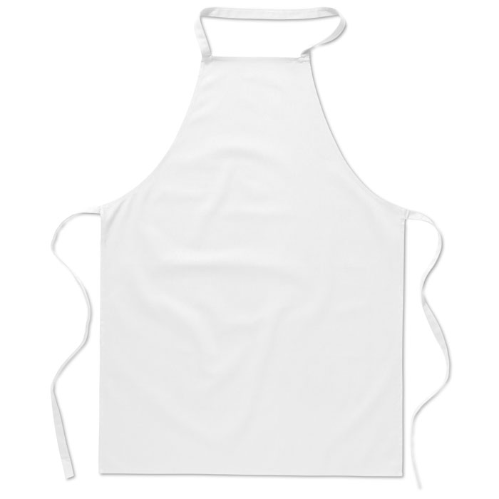 Bawelniany fartuch kuchenny MO7251-06 - Bialy