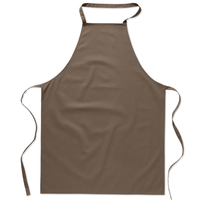 Bawelniany fartuch kuchenny MO7251-67 - Taupe