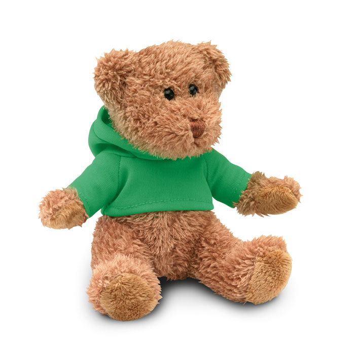Pluszowy mis w koszulce MO7375-09 - Zielony
