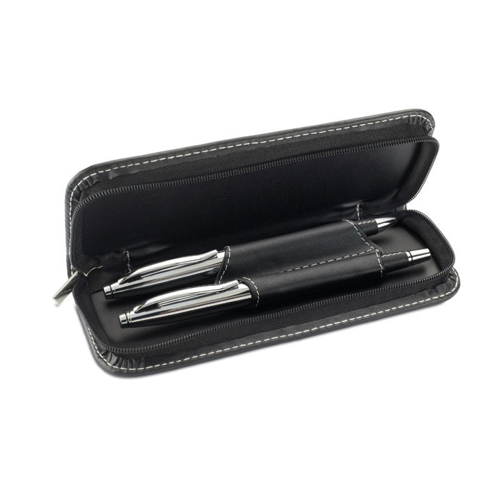 Kpl pismienny w etui MO7475-03 - Czarny