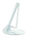 Dlugopis z podstawka, plastik MO7812-06 - Bialy