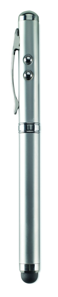 Długopis i wskaźnik laserowy - Srebrny Mat
