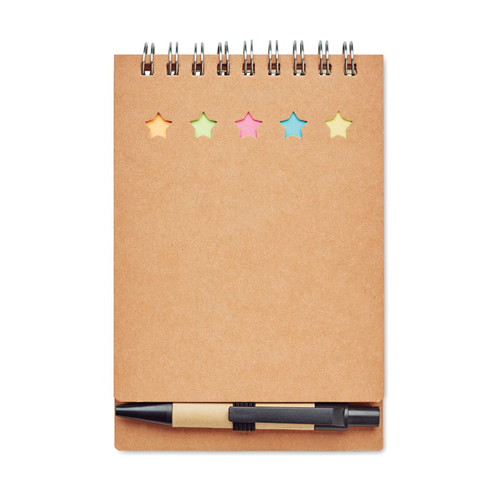 Notes z dlugopisem oraz koloro MO8107-13 - Bezowy