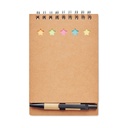 Notes z dlugopisem oraz koloro MO8107-13 - Bezowy