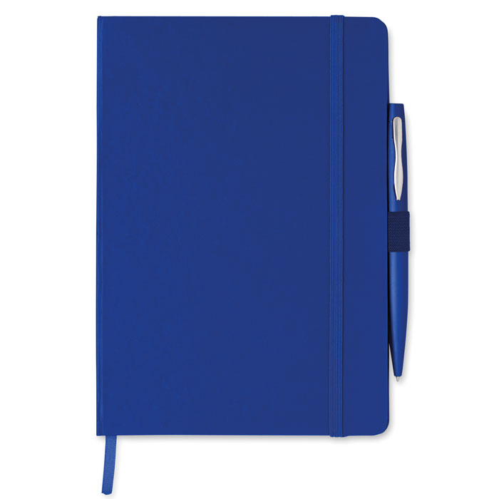 Notes A5 z dlugopisem MO8108-04 - Niebieski