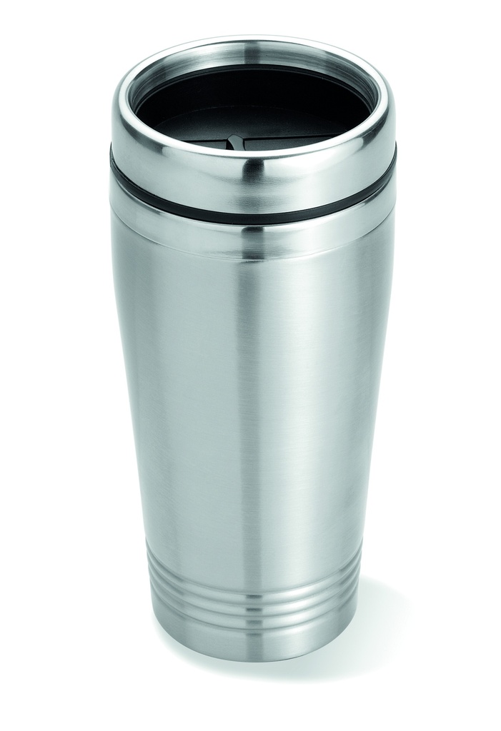 Turystyczny kubek 400ml MO8125-16 - Srebrny Mat