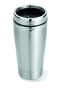 Turystyczny kubek 400ml MO8125-16 - Srebrny Mat
