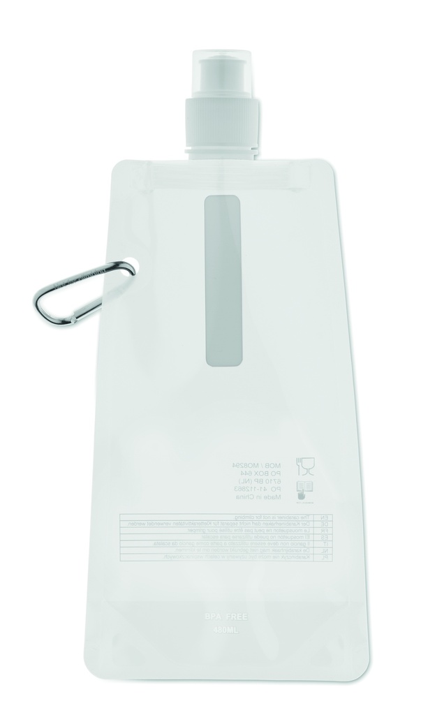 Butelka na wodę. - Bialy