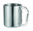 Metalowy kubek 220ml MO8313-16 - Srebrny Mat