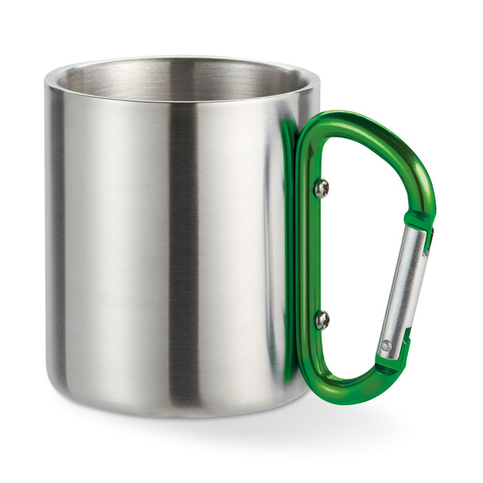 Metalowy kubek 220ml MO8313-09 - Zielony