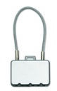 Klodka do bagazu. MO8354-16 - Srebrny Mat