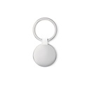 Okragly brelok MO8462-06 - Bialy