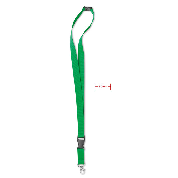 Smycz z metalowym zaczepem MO8595-09 - Zielony