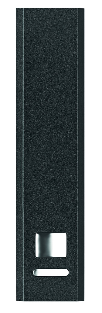 Powerbank w aluminium - Czarny